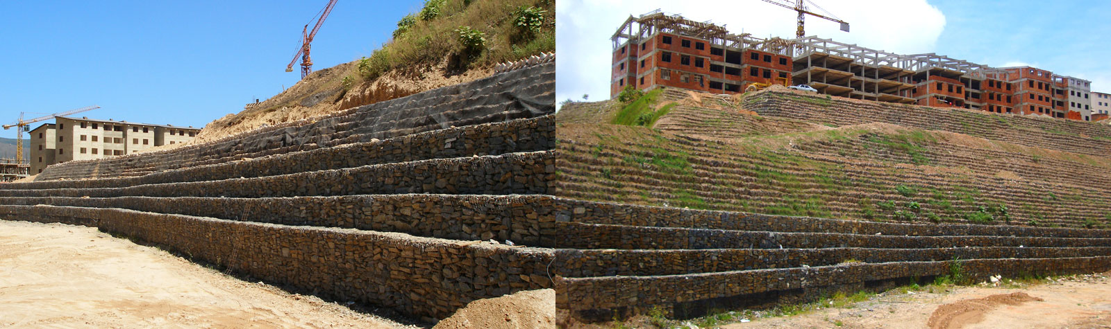 MUROS DE GAVIÓN REFORZADOS